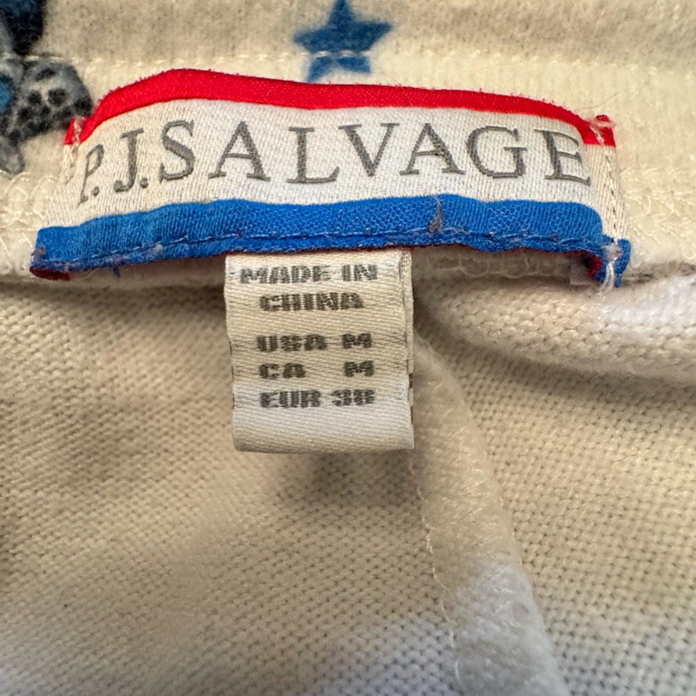 Comfy PJ Salvage Star Print Pajama Shorts. Size M - Picture 5 of 5